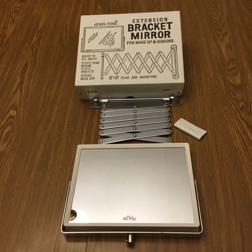 JEWEL-TONE EXTENSION BRACKET MIRROR